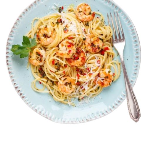 Spaghetti mit Garnelen ᴷ,ᴾ,ᴴ,ˢ