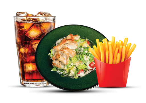 ANY SALAD + POMMES + COLA
