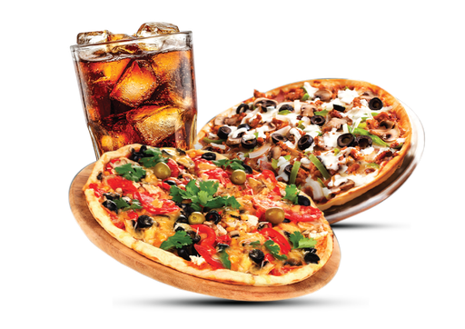 ANY PIZZA + COLA 