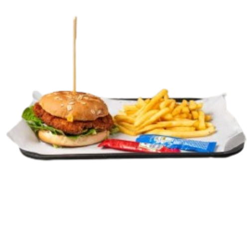 Crispy Chicken Burger ᵐ,ˢ,ᶦ
