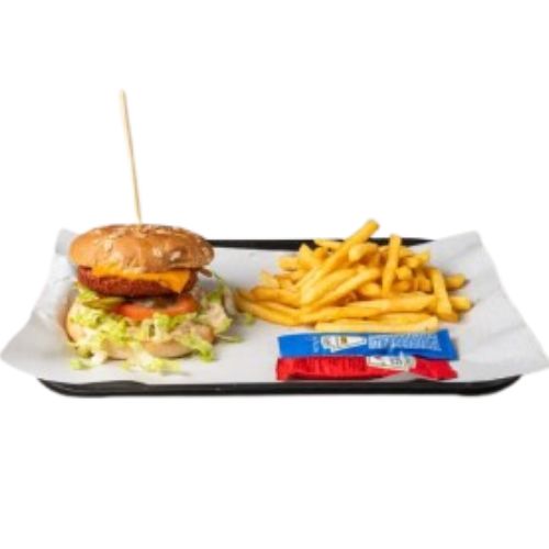 Vegetarischer Cheeseburger
